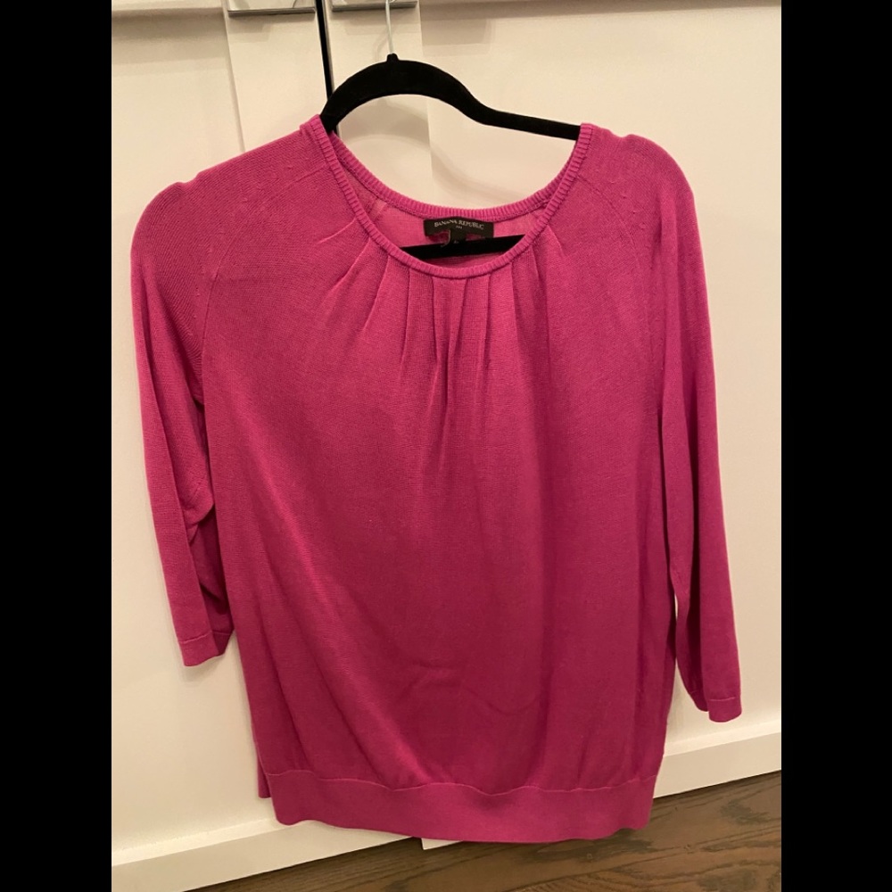 Banana republic pink sweater